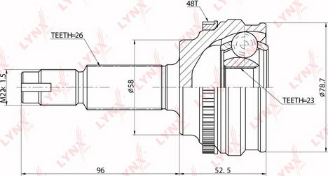 LYNXauto CO-7517A - Kardan, Pogonska osovina www.molydon.hr