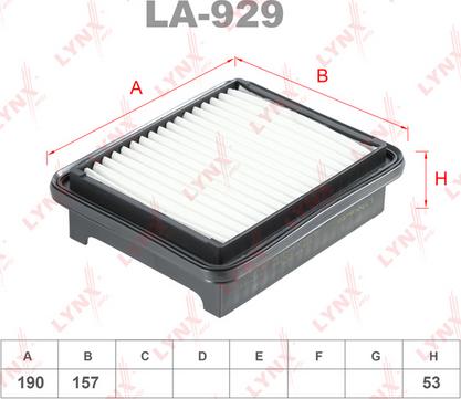 LYNXauto LA-929 - Filter za zrak www.molydon.hr