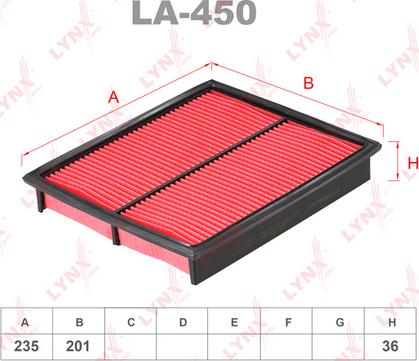 LYNXauto LA-450 - Filter za zrak www.molydon.hr