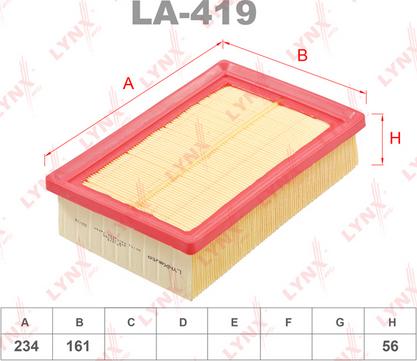 LYNXauto LA-419 - Filter za zrak www.molydon.hr