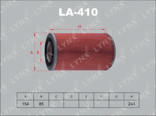 LYNXauto LA-410 - Filter za zrak www.molydon.hr