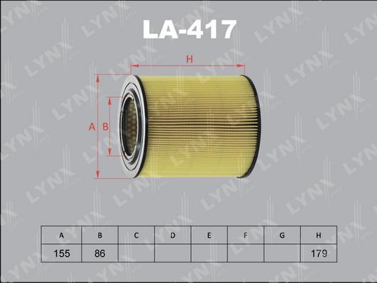 LYNXauto LA-417 - Filter za zrak www.molydon.hr