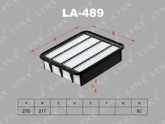 LYNXauto LA-489 - Filter za zrak www.molydon.hr