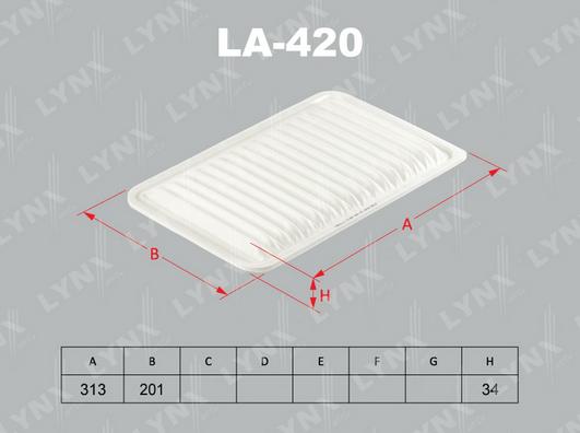 LYNXauto LA-420 - Filter za zrak www.molydon.hr