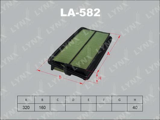 LYNXauto LA-582 - Filter za zrak www.molydon.hr