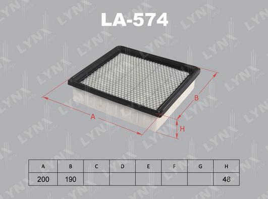 LYNXauto LA-574 - Filter za zrak www.molydon.hr