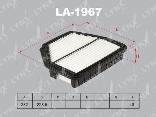 LYNXauto LA-1967 - Filter za zrak www.molydon.hr