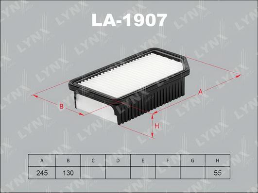 LYNXauto LA-1907 - Filter za zrak www.molydon.hr