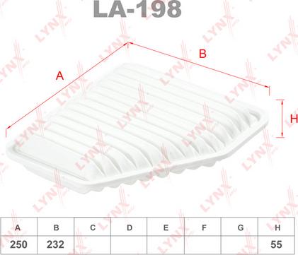 LYNXauto LA-198 - Filter za zrak www.molydon.hr