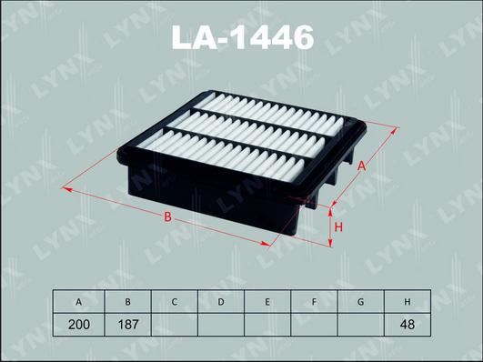 LYNXauto LA-1446 - Filter za zrak www.molydon.hr