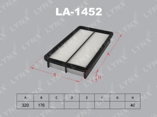 LYNXauto LA-1452 - Filter za zrak www.molydon.hr