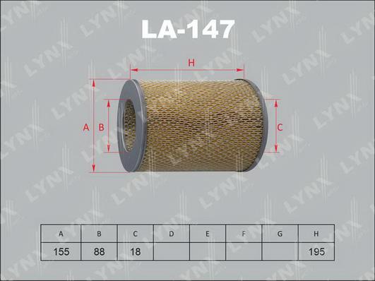 LYNXauto LA-147 - Filter za zrak www.molydon.hr