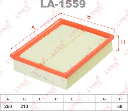 LYNXauto LA-1559 - Filter za zrak www.molydon.hr