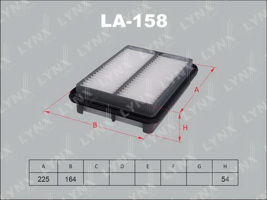 LYNXauto LA-158 - Filter za zrak www.molydon.hr