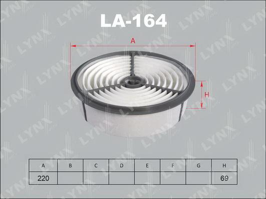 LYNXauto LA-164 - Filter za zrak www.molydon.hr