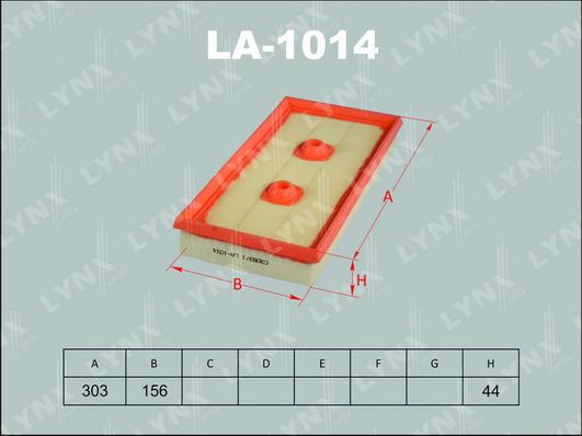 LYNXauto LA-1014 - Filter za zrak www.molydon.hr