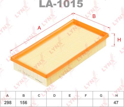 LYNXauto LA-1015 - Filter za zrak www.molydon.hr