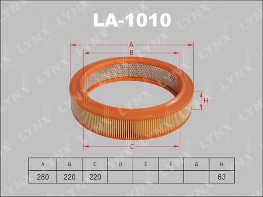 LYNXauto LA-1010 - Filter za zrak www.molydon.hr