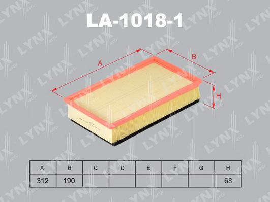 LYNXauto LA-1018-1 - Filter za zrak www.molydon.hr