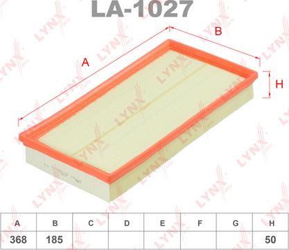 LYNXauto LA-1027 - Filter za zrak www.molydon.hr