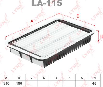 LYNXauto LA-115 - Filter za zrak www.molydon.hr