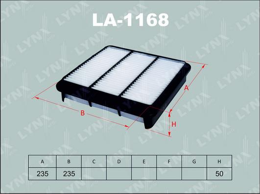 LYNXauto LA-1168 - Filter za zrak www.molydon.hr