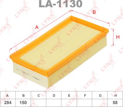 LYNXauto LA-1130 - Filter za zrak www.molydon.hr