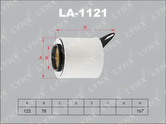 LYNXauto LA-1121 - Filter za zrak www.molydon.hr