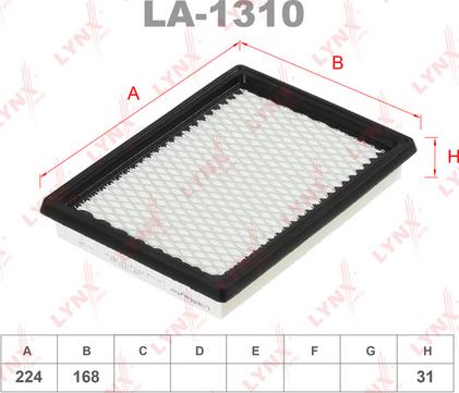 LYNXauto LA-1310 - Filter za zrak www.molydon.hr