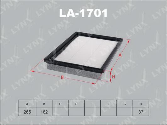 LYNXauto LA-1701 - Filter za zrak www.molydon.hr