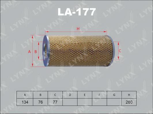 LYNXauto LA-177 - Filter za zrak www.molydon.hr