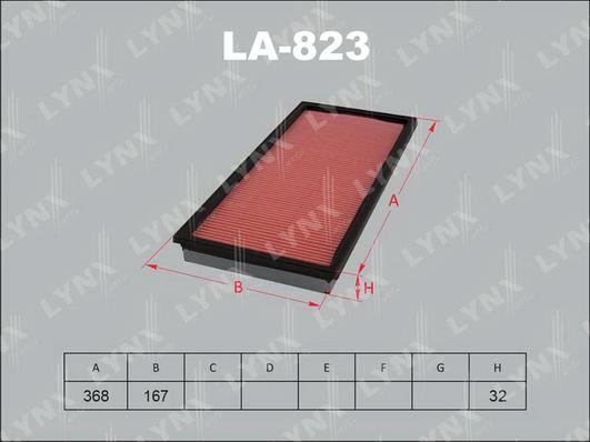 LYNXauto LA-823 - Filter za zrak www.molydon.hr