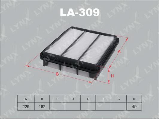 LYNXauto LA-309 - Filter za zrak www.molydon.hr