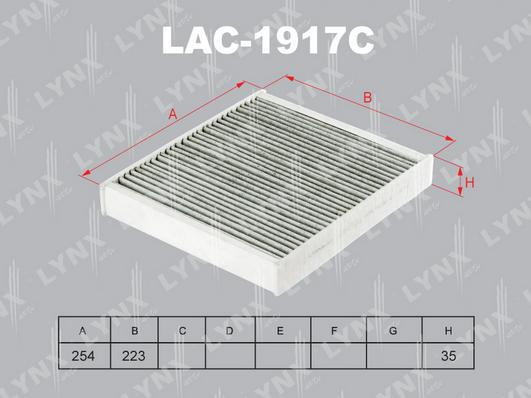 LYNXauto LAC-1917C - Filter kabine www.molydon.hr