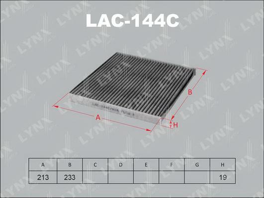LYNXauto LAC-144C - Filter kabine www.molydon.hr