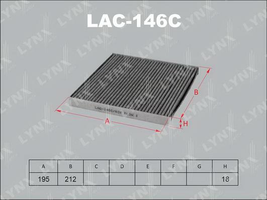 LYNXauto LAC-146C - Filter kabine www.molydon.hr