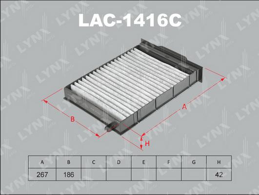 LYNXauto LAC-1416C - Filter kabine www.molydon.hr