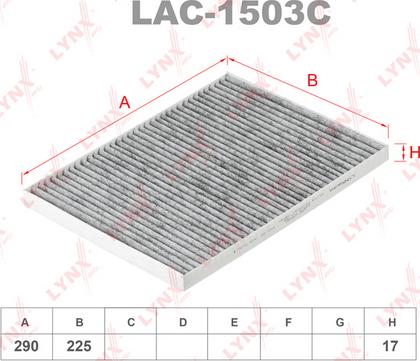 LYNXauto LAC-1503C - Filter kabine www.molydon.hr