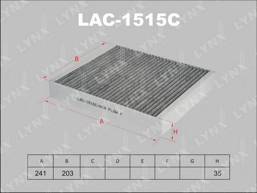 LYNXauto LAC-1515C - Filter kabine www.molydon.hr