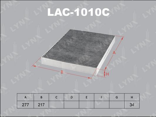 LYNXauto LAC-1010C - Filter kabine www.molydon.hr