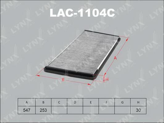 LYNXauto LAC-1104C - Filter kabine www.molydon.hr