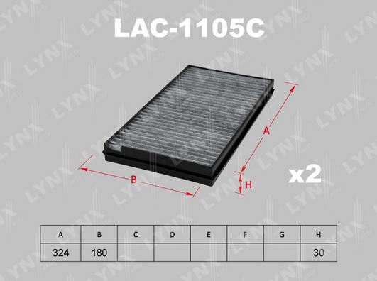 LYNXauto LAC-1105C - Filter kabine www.molydon.hr