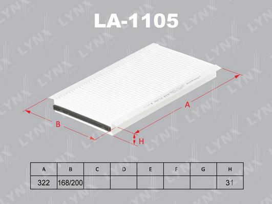 LYNXauto LAC-1105 - Filter kabine www.molydon.hr