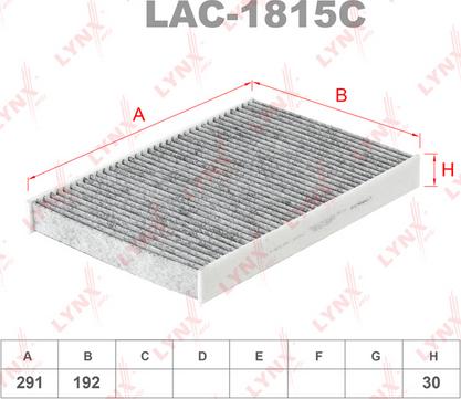 LYNXauto LAC-1815C - Filter kabine www.molydon.hr