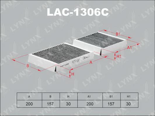 LYNXauto LAC-1306C - Filter kabine www.molydon.hr