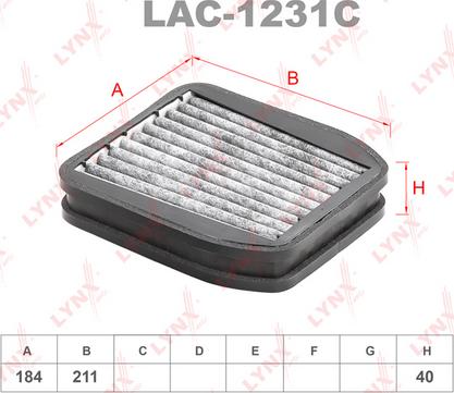 LYNXauto LAC-1231C - Filter kabine www.molydon.hr