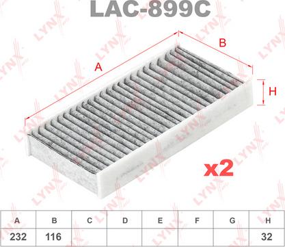 LYNXauto LAC-899C - Filter kabine www.molydon.hr