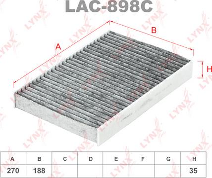 LYNXauto LAC-898C - Filter kabine www.molydon.hr