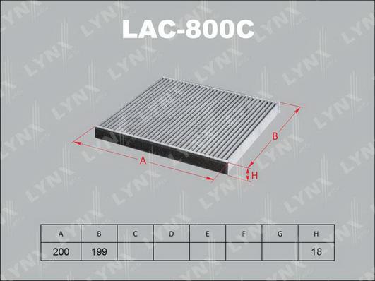 LYNXauto LAC-800C - Filter kabine www.molydon.hr