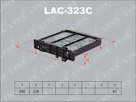 LYNXauto LAC-323C - Filter kabine www.molydon.hr